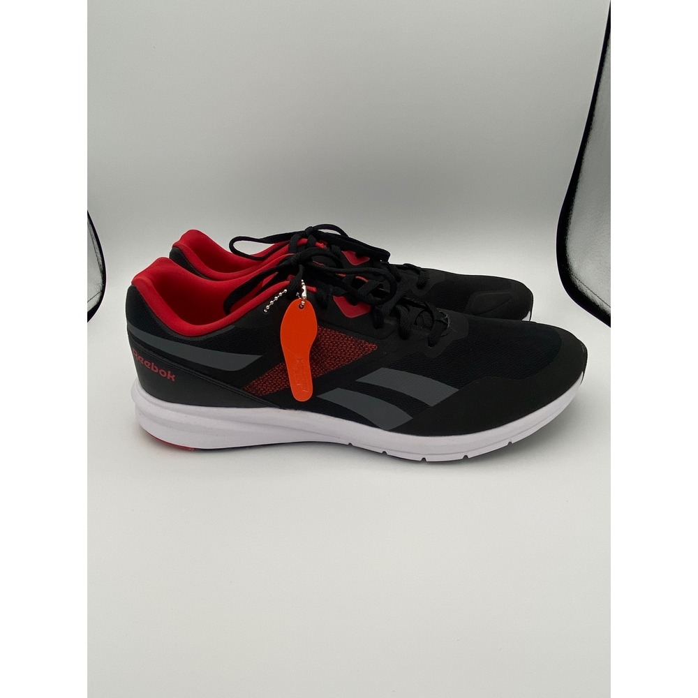 Reebok MemoryTech Running Shoes Black Red Men's Size‎ 10.5 Athletic Sneakers